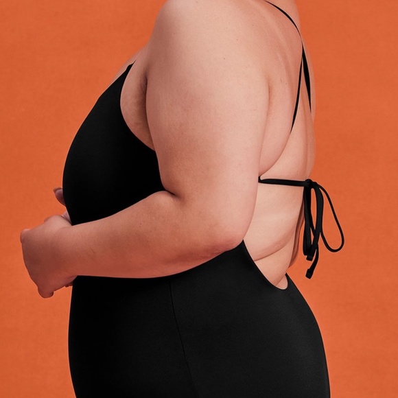 GIRLFRIEND COLLECTIVE Clemente One Piece Swimsuit in Black - Picture 4 of 5